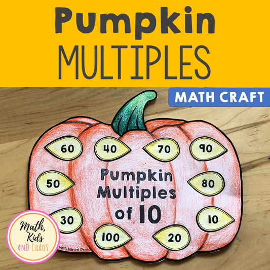 Pumpkin Multiples (math craft)